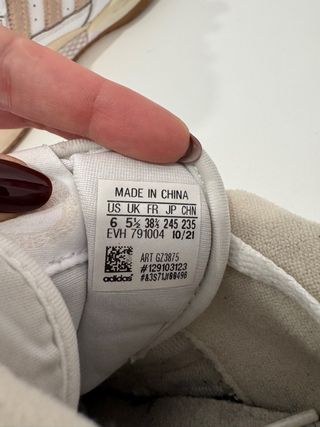 Zapatillas Blancas Adidas Fórum Low Talla 38