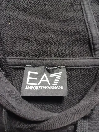 Sudadera EA7 Emporio Armani Negra Talla S