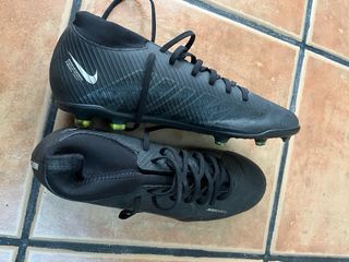 Botas Nike Mercurial Hombre Negras