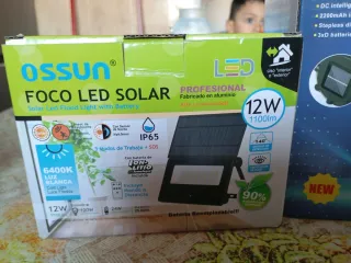 Foco LED Solar OSSUN 12W 1100lm