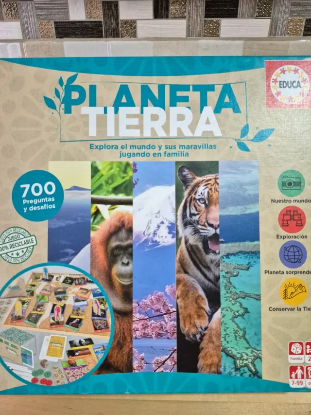 Juego de Mesa Planeta Tierra Educa
