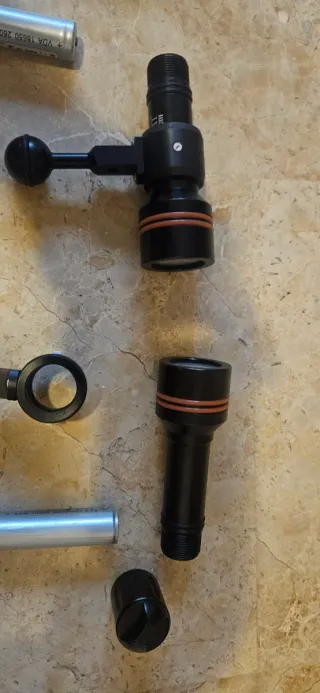 GoPro Carcasa Buceo + 2 Linternas Archon