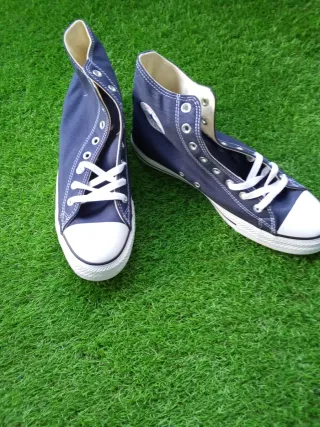 Zapatillas altas azul marino