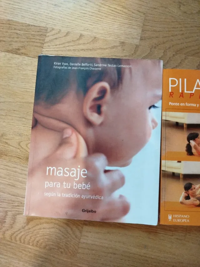 Lote Libros: Masaje Bebé, Pilates y Embarazo
