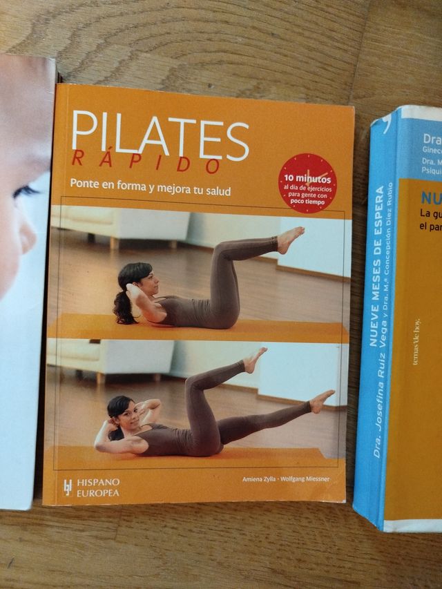 Lote Libros: Masaje Bebé, Pilates y Embarazo