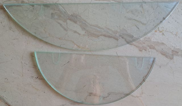 Espejo decorativo de madera y cristal