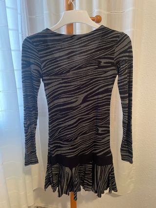 Jersey largo estampado cebra talla S