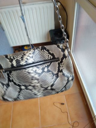 Bolso piel serpiente