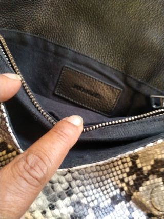 Bolso piel serpiente