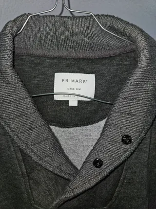 Jersey Primark Gris Talla M