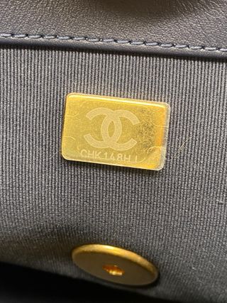 Bolso Chanel 19 Denim Azul y Dorado