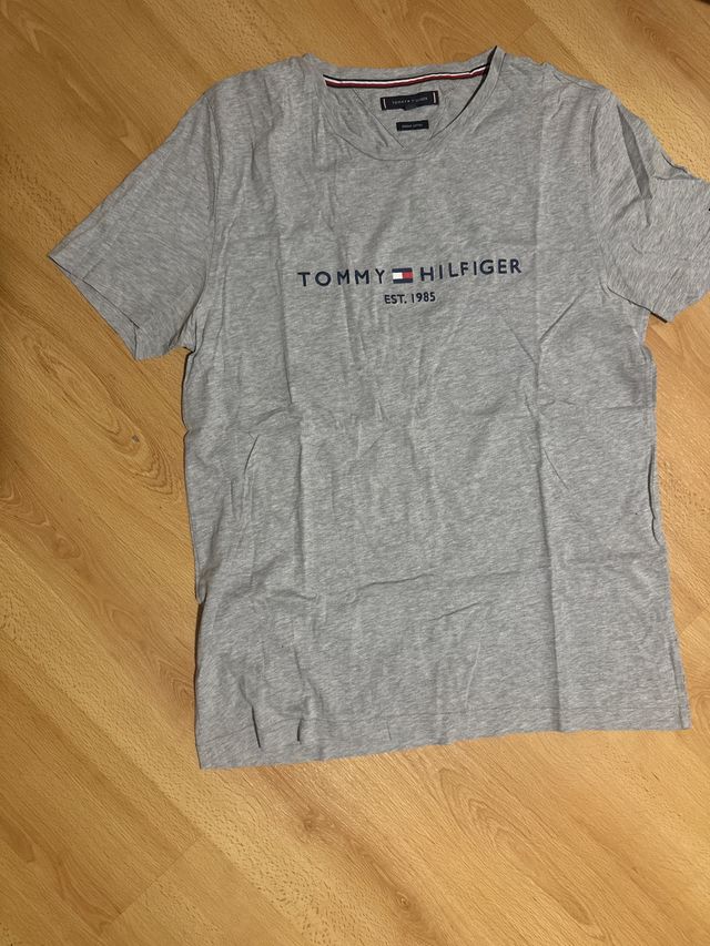 Camiseta Tommy Hilfiger Gris Talla Xl