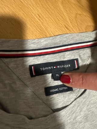 Camiseta Tommy Hilfiger Gris Talla Xl