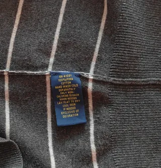 Jersey Ralph Lauren Pima Algodón Talla L Rayas