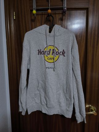 Sudadera Hard Rock Cafe Praga Gris