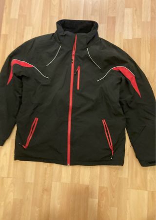 Chaqueta y pantalón esquí negra y roja Talla XL