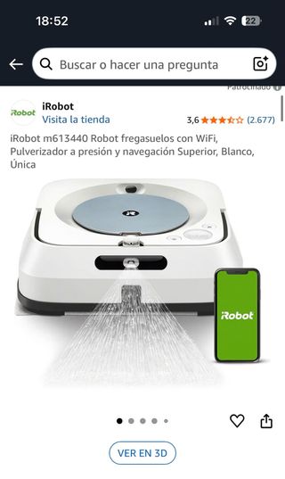 iRobot Braava jet m6 Robot Fregasuelos