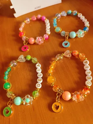 Braccialetti elastici personalizzati con nome