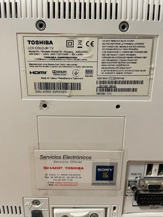 Televisor Toshiba 22” 22EL834G