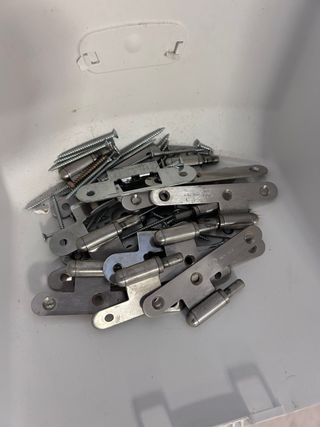 Puerta de madera con manilla