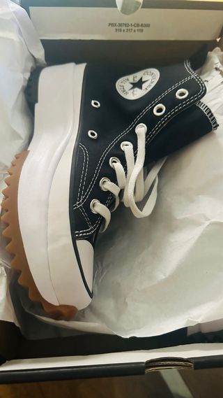 Converse Run Star Hike Negras y Blancas