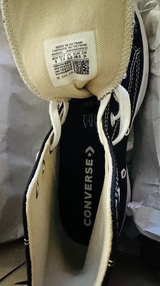 Converse Run Star Hike Negras y Blancas