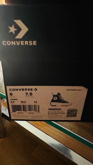 Converse Run Star Hike Negras y Blancas