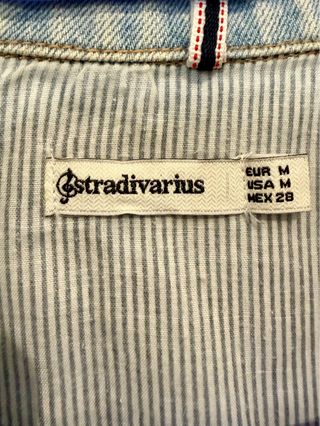 Cazadora Vaquera Stradivarius Azul Talla XS