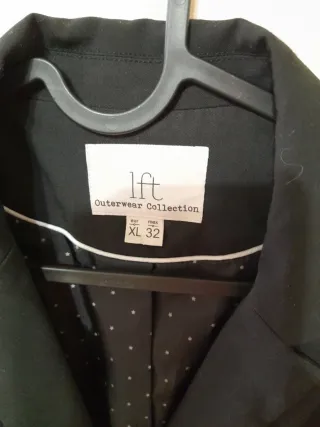 Chaqueta Americana Lefties Negra Talla XL