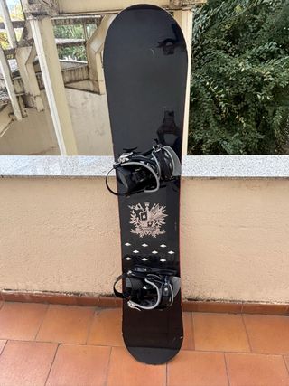 Tabla de Snowboard Negra