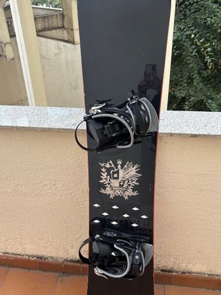 Tabla de Snowboard Negra