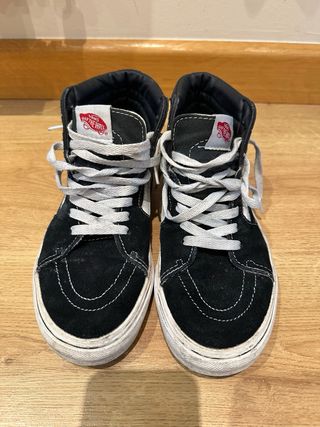 Zapatillas Vans SK8-Hi Negras y Blancas