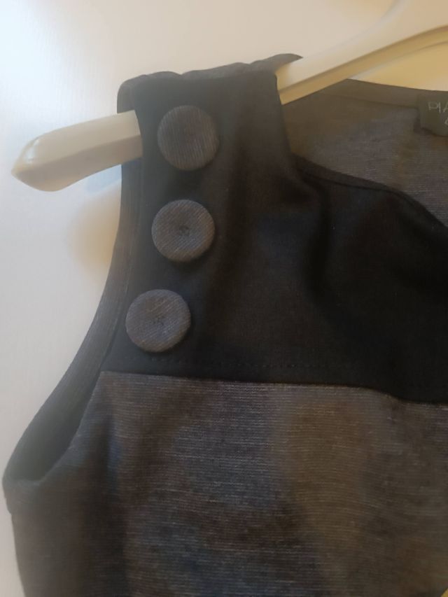 Tubino Donna Piazza Italia Nero Grigio Taglia S