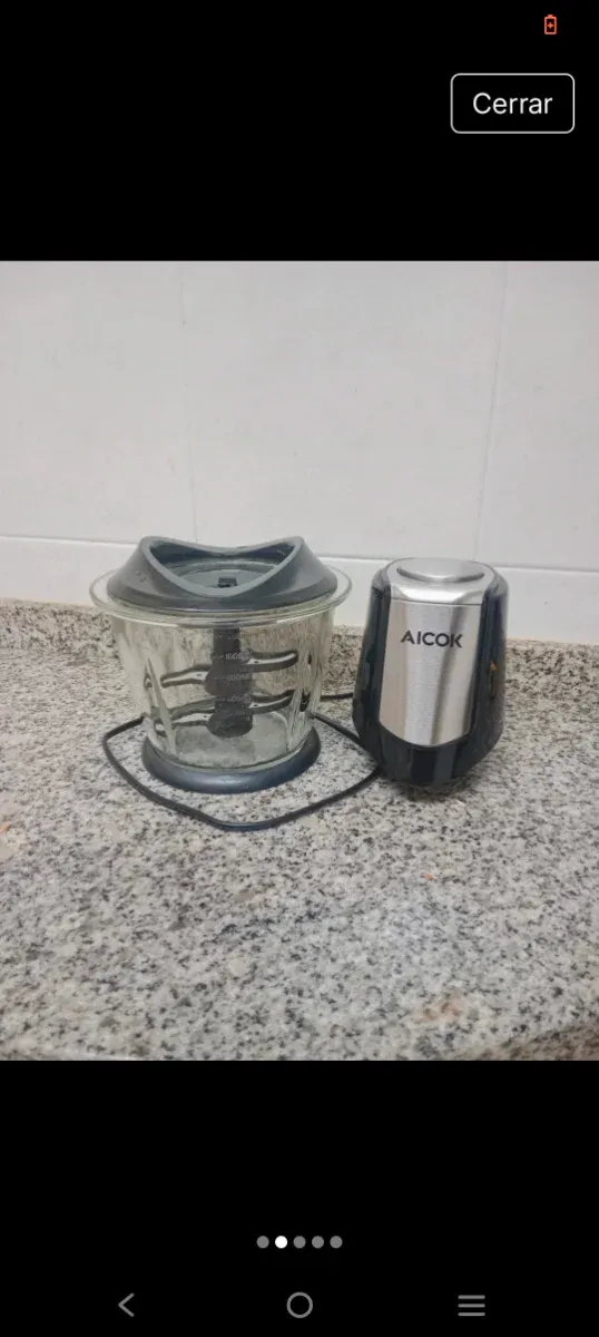 Picadora Aicok de cristal