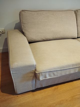 Sofá VIMLE Ikea Beige Tela