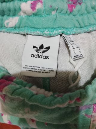 Pantalón corto Adidas ILIMITADO verde/rosa