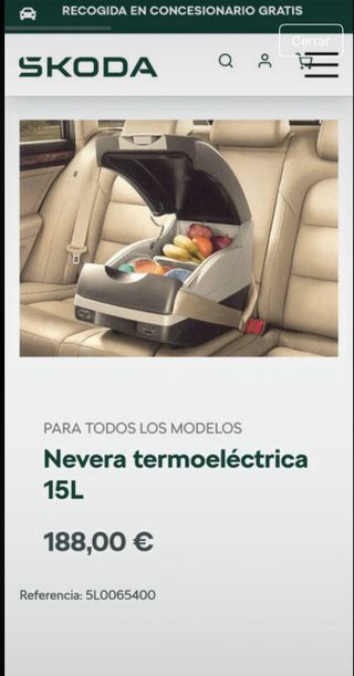 nevera termoeléctrica para coche!