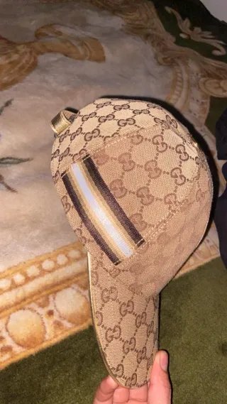 Cappello Gucci beige e marrone