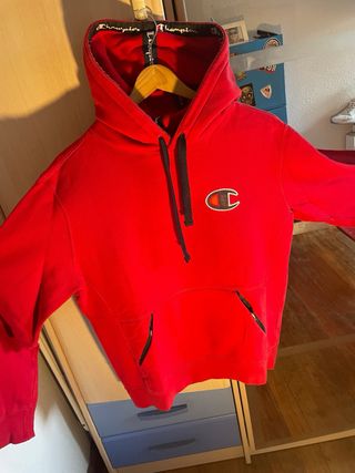 Sudadera Champion Roja.