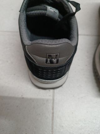 Zapatillas Napapijri Mujer Negras y Plateadas