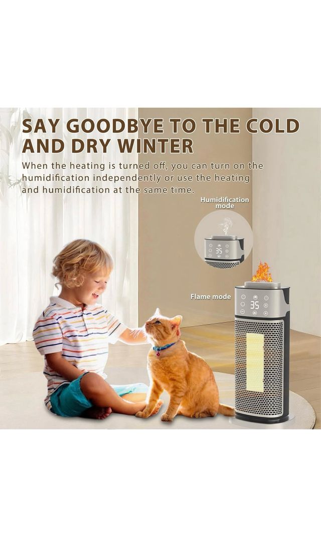 Calefactor Portátil Bajo Consumo Eléctrico