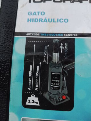 Gato Hidráulico TOPCRAFT 5000kg