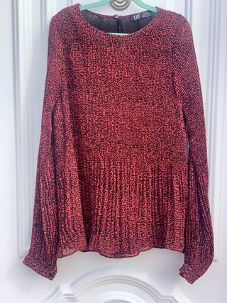 Blusa Zara Estampado Animal

