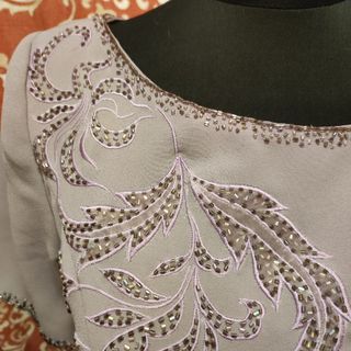 Vestido fiesta morado talla 42