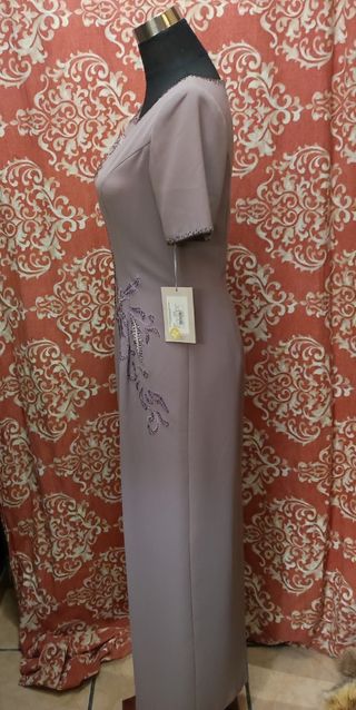 Vestido fiesta morado talla 42