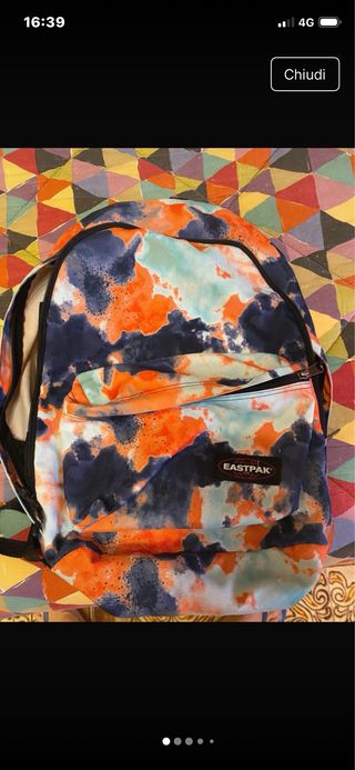 Zaino Eastpak Multicolor Arancione