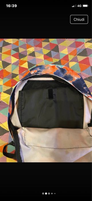 Zaino Eastpak Multicolor Arancione