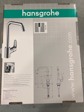 Torneira Hansgrohe Focus M41 1 Jato