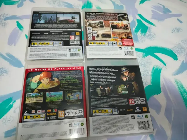 Lote 4 Juegos PS3: GTA V, Far Cry 2, Ni No Kuni, L