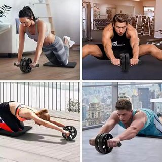 Rueda Abdominal Doble con Esterilla